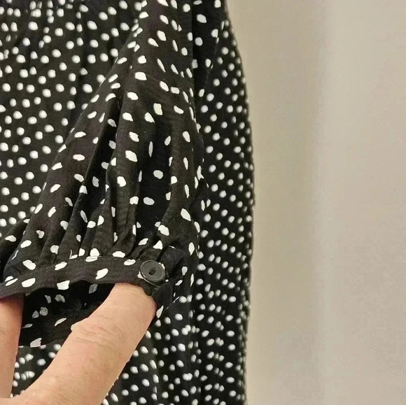 Anthropologie Agatha Polka-Dot Midi Dress Size 2 - Picture 13 of 15